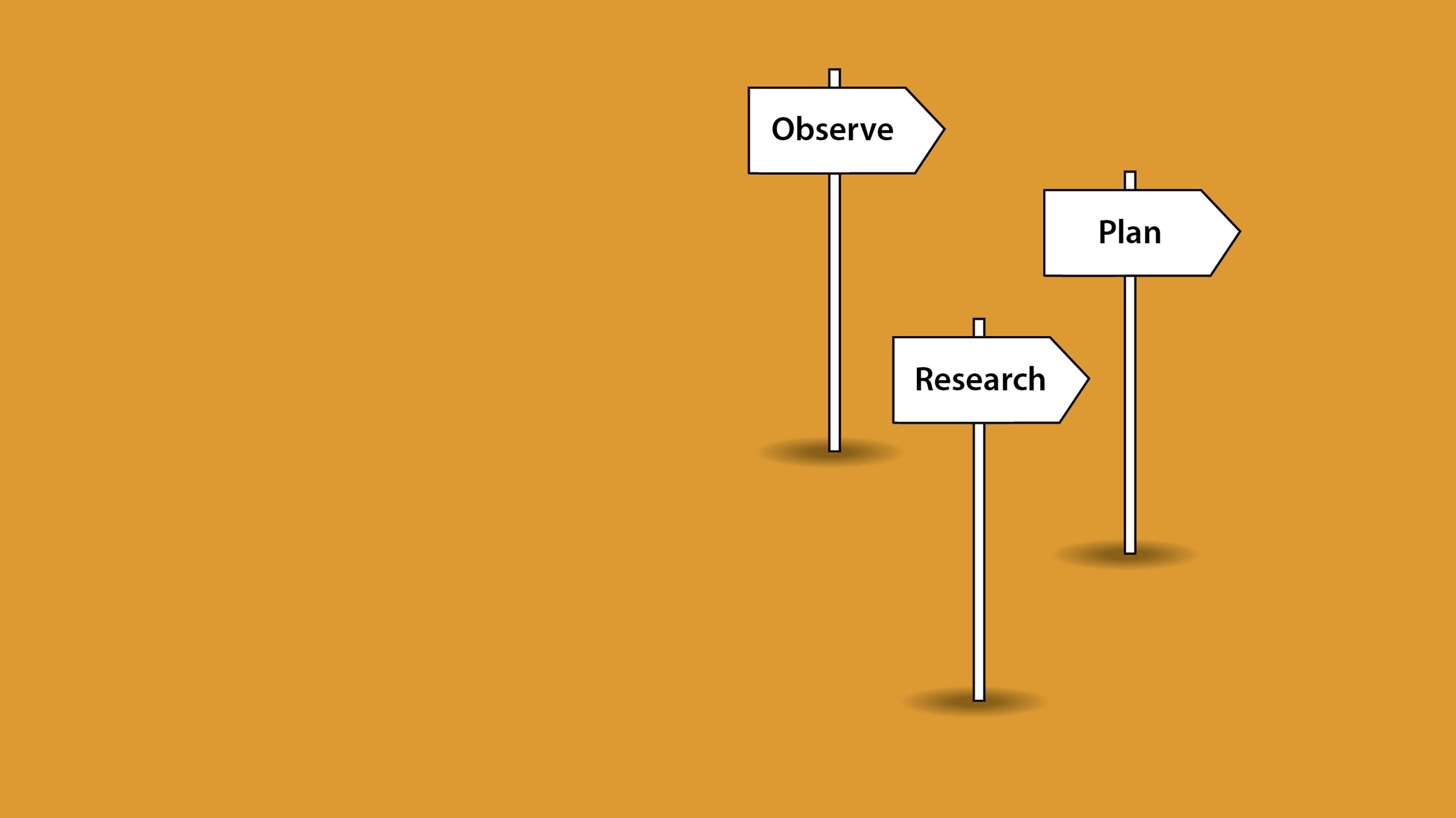 Signs pointing to next steps