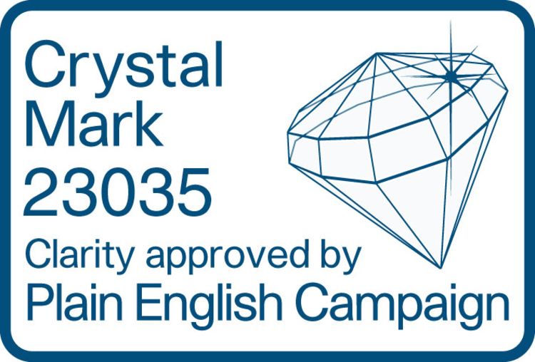 Crystal Mark certificate 23035