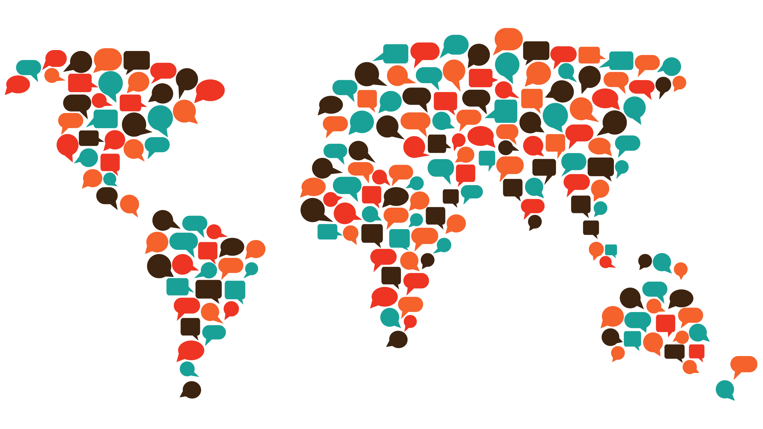 Illustration of world map